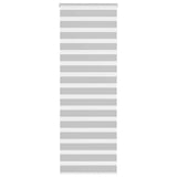 Vidaxl zebra rullo cieco 90x230 cm Larghezza tessuto 85,9 cm grigio chiaro