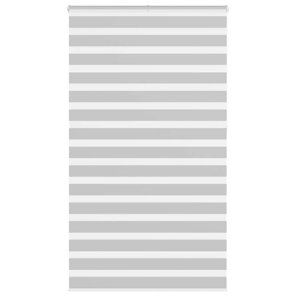 Vidaxl zebra roller slepý 120x230 cm šířka tkaniny 115,9 cm světle šedá