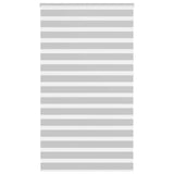 Vidaxl Zebra roller blind 120x230 cm Fabric width 115.9 cm light gray