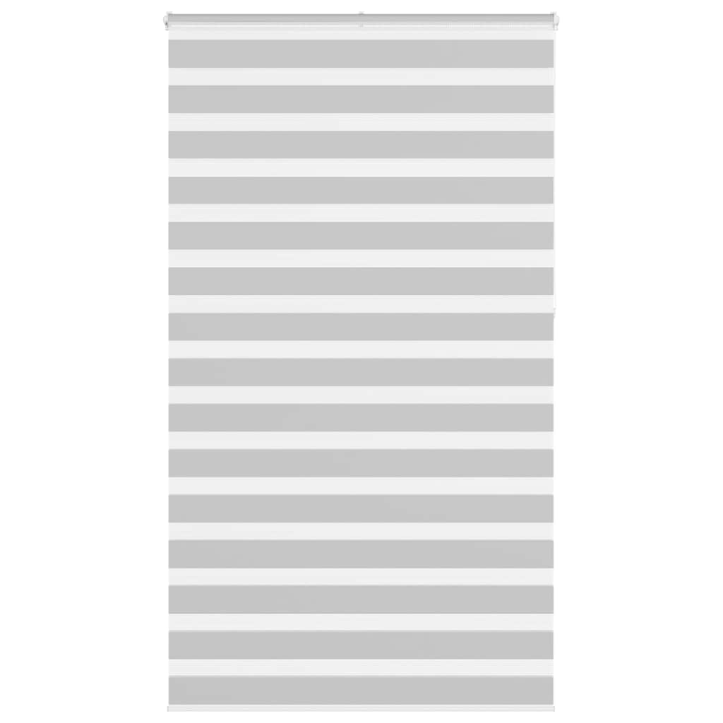Vidaxl Zebra roller blind 125x230 cm Fabric width 120.9 cm light gray