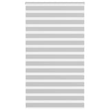Vidaxl Zebra roller blind 125x230 cm Fabric width 120.9 cm light gray