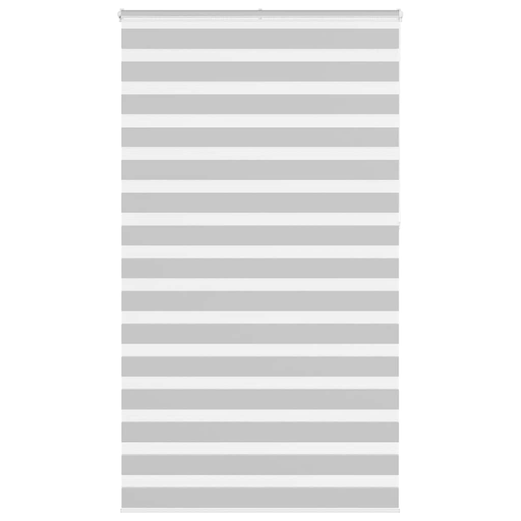 Vidaxl Zebra roller blind 135x230 cm Fabric width 130.9 cm light gray