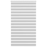 Vidaxl Zebra roller blind 135x230 cm Fabric width 130.9 cm light gray