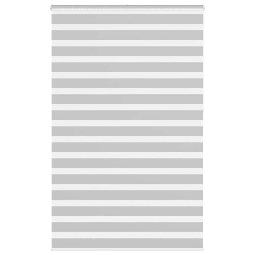 Vidaxl Zebra roller blind 150x230 cm Fabric width 145.9 cm light gray