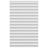 Vidaxl Zebra roller blind 150x230 cm Fabric width 145.9 cm light gray