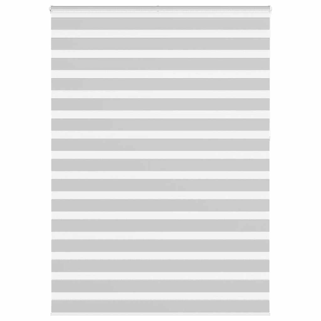 Vidaxl zebra roller slepý 160x230 cm šířka tkaniny 155,9 cm světle šedá