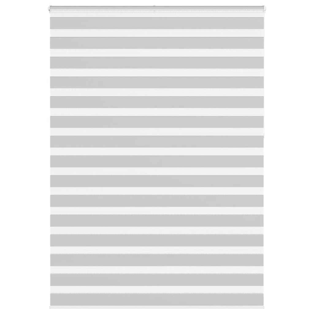Vidaxl Zebra roller blind 165x230 cm Fabric width 160.9 cm light gray
