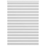 Vidaxl Zebra roller blind 165x230 cm Fabric width 160.9 cm light gray