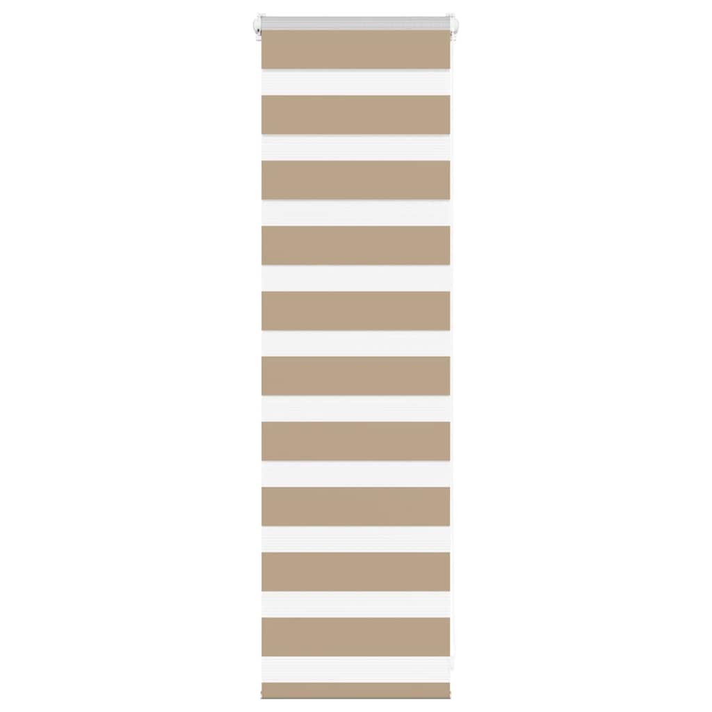 Vidaxl zebrajalind 40x100 cm Larghezza in tessuto 35,9 cm Polyester Sand Brown