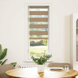 Vidaxl zebrajalind 40x100 cm Larghezza in tessuto 35,9 cm Polyester Sand Brown