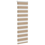 Vidaxl zebrajalind 40x100 cm Larghezza in tessuto 35,9 cm Polyester Sand Brown