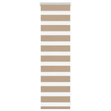 Vidaxl Zebra Slepa 50x100 cm širina prahu 45,9 cm poliestrski pesek rjava