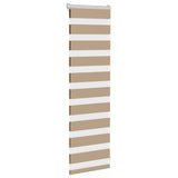 Vidaxl Zebra Slepa 50x100 cm širina prahu 45,9 cm poliestrski pesek rjava