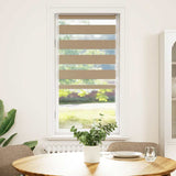 Vidaxl sebra blind sand brun 65x100 cm støvbredde 60,9 cm polyester