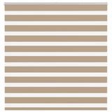 Vidaxl zebra blind 150x100 cm stofbreedte 145,9 cm polyester zandbruin