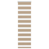 Vidaxl Zebra Blind 45x150 cm dust width 40.9 cm polyester sand brown