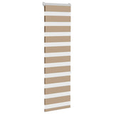 Vidaxl Zebra Blind 45x150 cm dust width 40.9 cm polyester sand brown