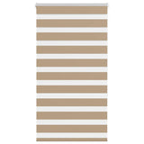 Vidaxl Zebra Blind 80x150 cm Dammbredd 75,9 cm Polyester Sand Brown