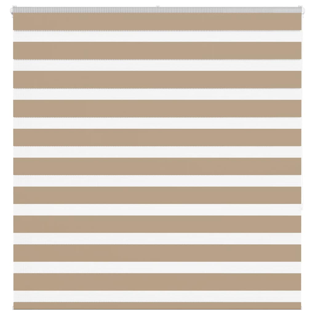 Vidaxl Zebra Blind 145x150 cm Dammbredd 140,9 cm polyestersandbrun