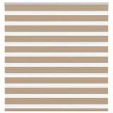Vidaxl Zebra Blind 145x150 cm Dammbredd 140,9 cm polyestersandbrun