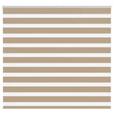 Vidaxl zebra cieco 160x150 cm Larghezza polvere 155,9 cm in poliestere marrone