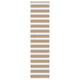 Vidaxl Zebra Blind 55x200 cm dust width 50.9 cm polyester sand brown
