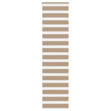 Vidaxl Zebra Blind 65x200 cm dust width 60.9 cm Polyester sand brown