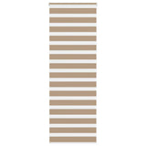 VidaXL roleta zebra 70x200 cm šírka látky 65,9 cm polyester piesková hnedá