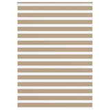 VidaXL zebra roleta 155x200 cm šírka látky 150,9 cm polyester piesková hnedá