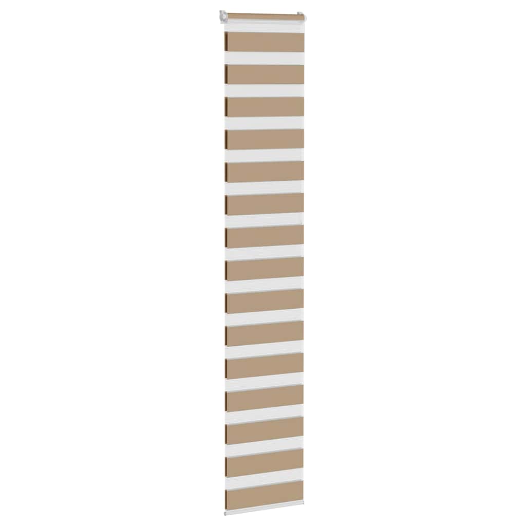 Vidaxl Zebra Slepi 40x230 cm širina prahu 35,9 cm poliestrski pesek rjava