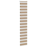 Vidaxl Zebra Slepi 40x230 cm širina prahu 35,9 cm poliestrski pesek rjava