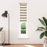 Vidaxl Zebra Slepa 45x230 cm širina prahu 40,9 cm poliestrski pesek rjava