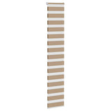 Vidaxl Zebra Slepa 45x230 cm širina prahu 40,9 cm poliestrski pesek rjava