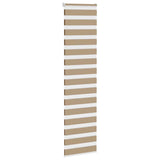 Vidaxl Zebra Slepa 60x230 cm širina prahu 55,9 cm poliestrski pesek rjava