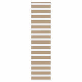 Vidaxl Zebra Blind 65x230 cm dust width 60.9 cm Polyester sand brown
