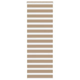 Vidaxl zebra blind 75x230 cm stofbreedte 70,9 cm polyester zandbruin