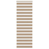 Vidaxl Zebra Slepi 80x230 cm širina prahu 75,9 cm poliestrski pesek rjava