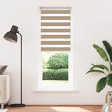 Vidaxl Zebra Slepi 80x230 cm širina prahu 75,9 cm poliestrski pesek rjava