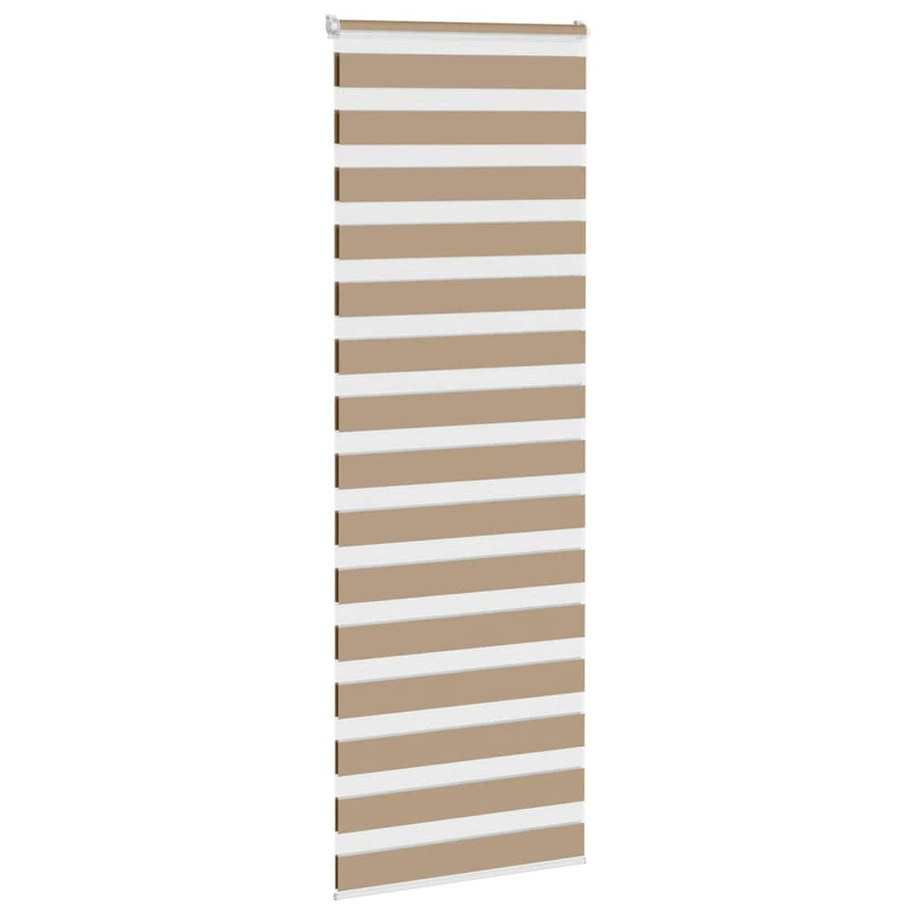 Vidaxl Zebra Slepi 80x230 cm širina prahu 75,9 cm poliestrski pesek rjava
