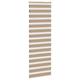 Vidaxl Zebra Slepi 80x230 cm širina prahu 75,9 cm poliestrski pesek rjava