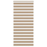 Vidaxl Zebra Slepa 105x230 cm širina prahu 100,9 cm poliestrski pesek rjava