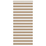 VidaXL zebra roleta 115x230 cm šírka látky 110,9 cm polyester piesková hnedá