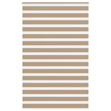 Vidaxl Zebra Blind 145x230 cm Širina prahu 140,9 cm poliestrski pesek rjava