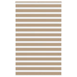 Vidaxl zebra blind 150x230 cm stofbreedte 145,9 cm polyester zandbruin