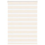 Vidaxl Zebra Roller Blind 95x100 cm Larghezza polvere 90,9 cm Marmerbeige