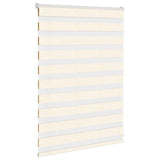Vidaxl Zebra Roller Blind 95x100 cm Larghezza polvere 90,9 cm Marmerbeige