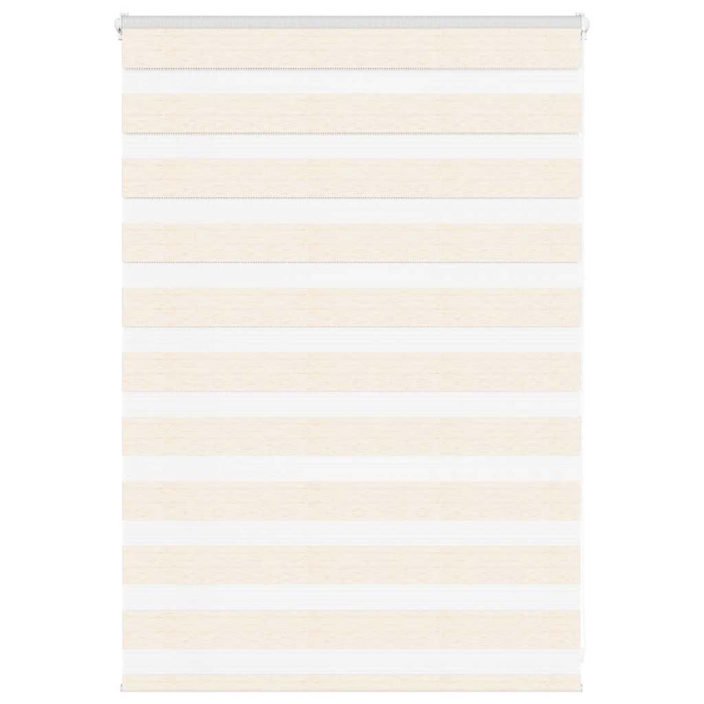 Vidaxl Zebra roller blind 110x100 cm dust width 105.9 cm Marmerbeige