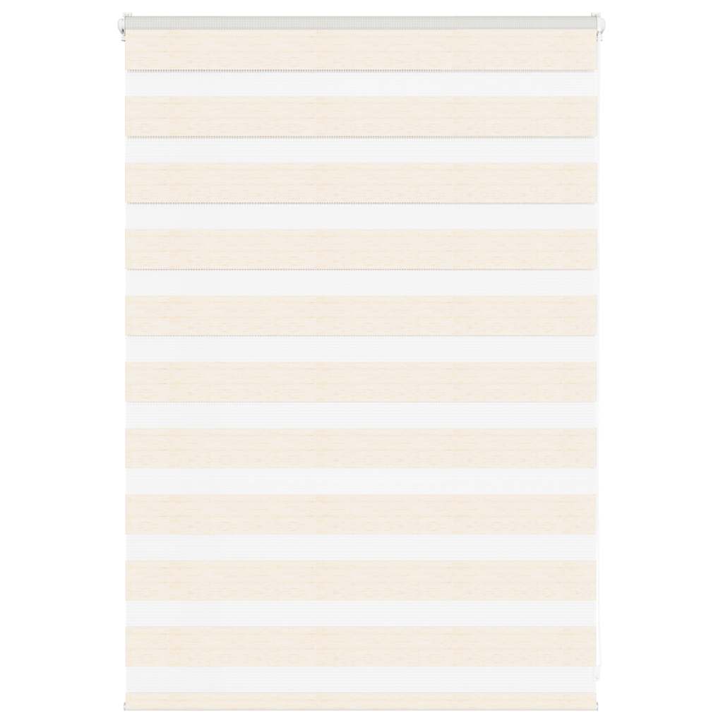 Vidaxl Zebra roller blind 115x100 cm dust width 110.9 cm Marmerbeige