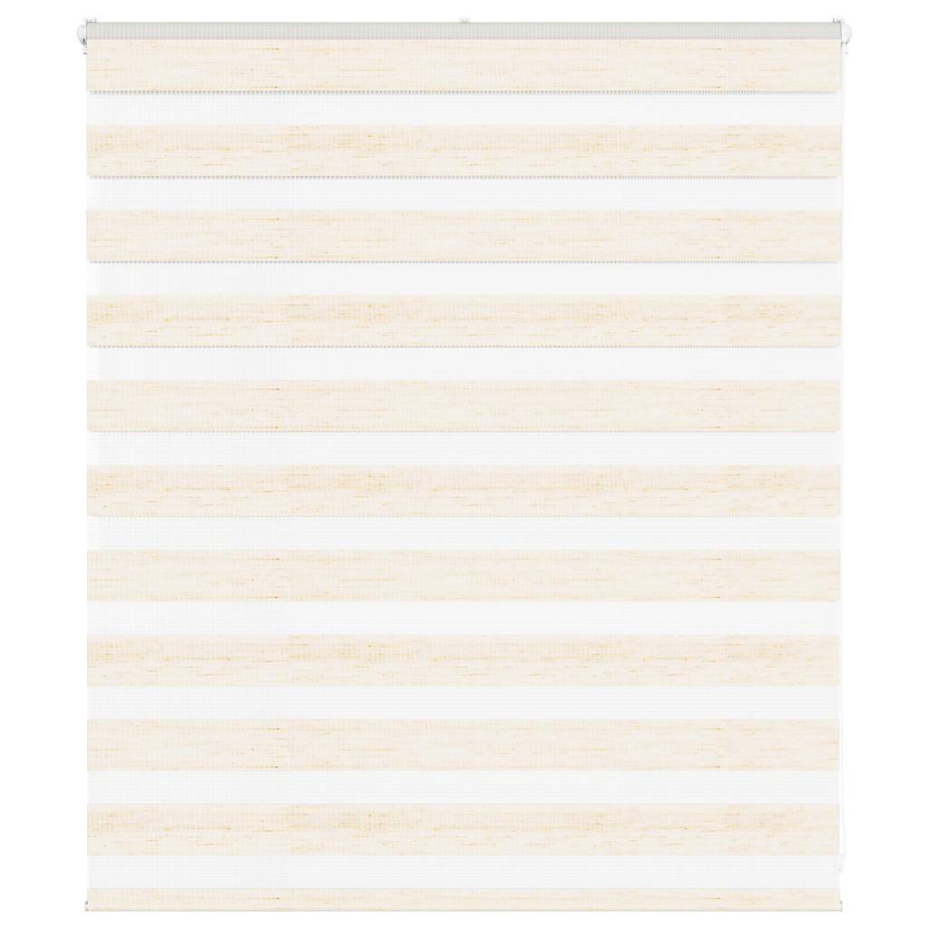 Vidaxl Zebra roller blind 130x100 cm Fabric width 125.9 cm Marmerbeige