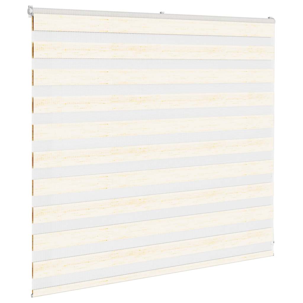 Vidaxl Zebra Roller Blind 155x100 cm Šířka prachu 150,9 cm Marmerbeige